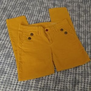 Golden Yellow Gap Corduroy Pants Womens
